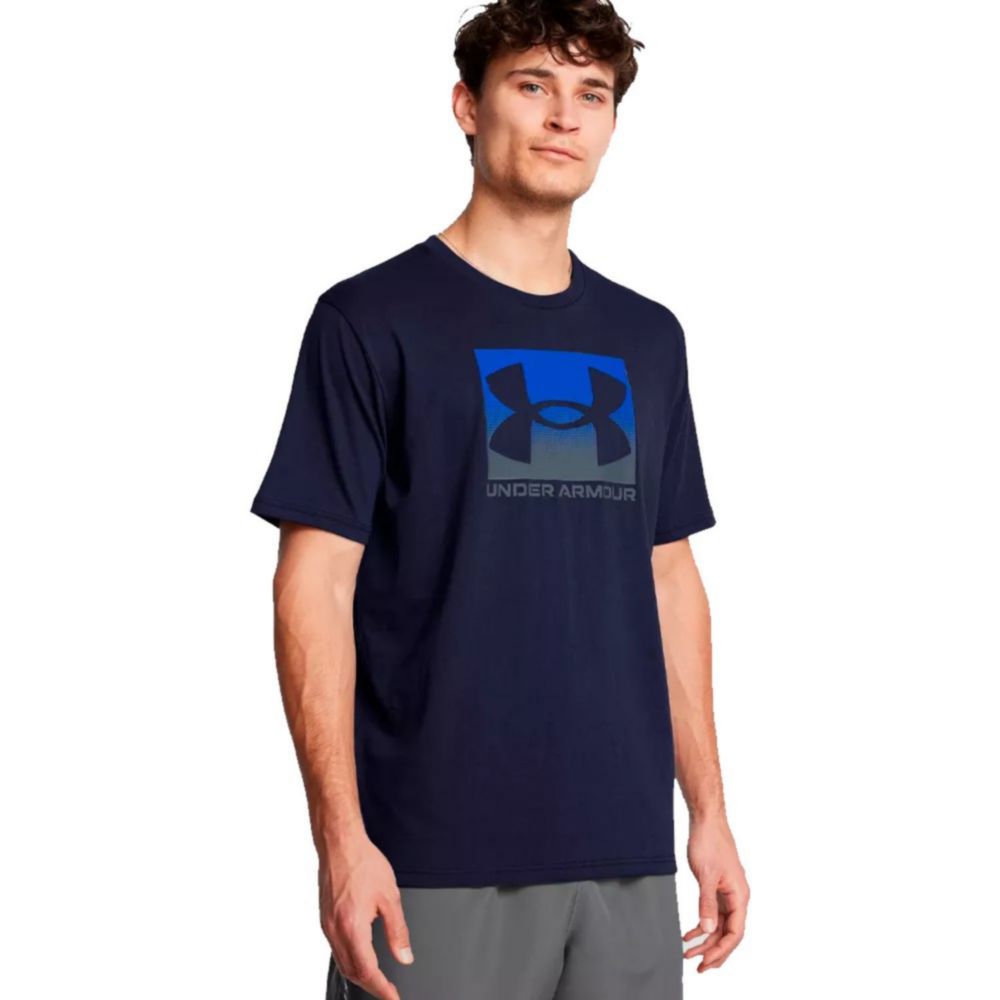 Polo Deportivo Under Armour Hombre M Boxed Sports Ss 1386793-410 Azul