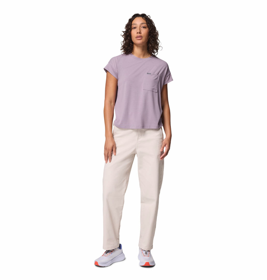 Polo Para Mujer Manga Corta Daniela Falls™ Lila Vestuario