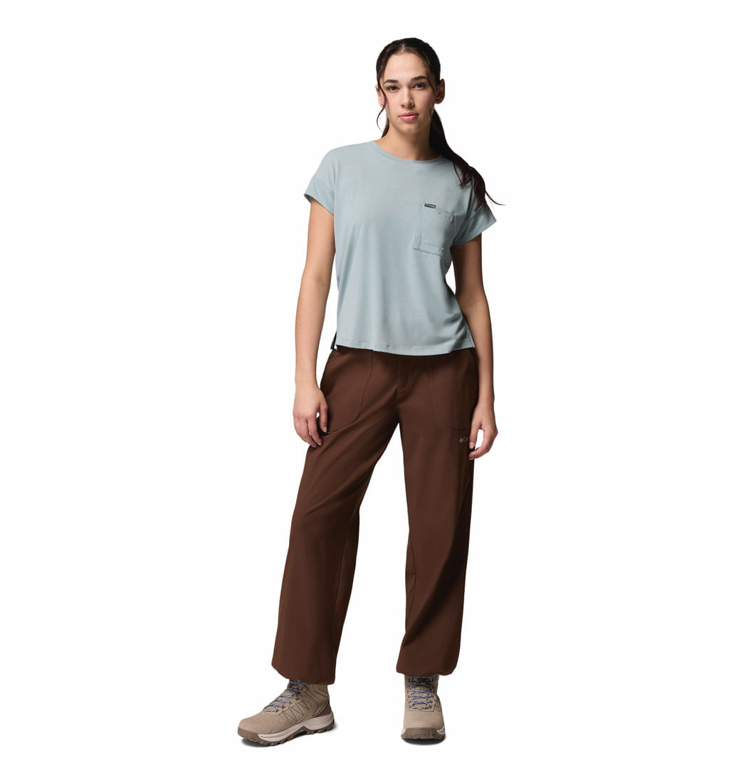 Polo Para Mujer Manga Corta Daniela Falls™ Celeste Vestuario