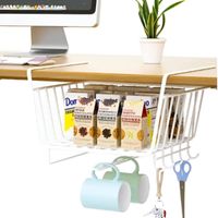 Canastilla Colgante Organizador Multiuso 4 En 1 Mediano Blanco