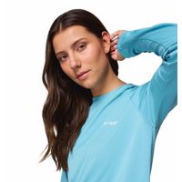 Polo Para Mujer Manga Larga PFG Tidal Tee™ II Celeste Columbia