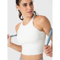 Bra Para Mujer Crop Mid Support Blanco Bsoul