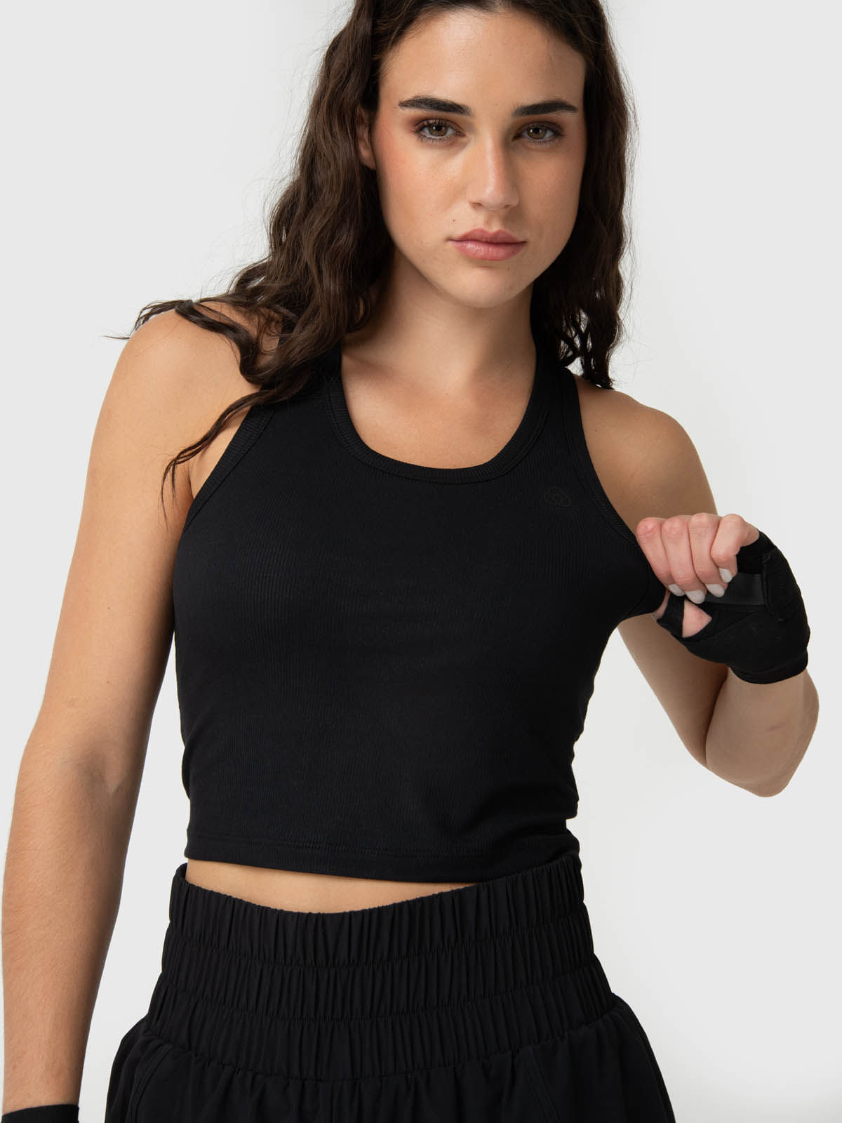 Bra Para Mujer Modal Rib Aloe Negro Bsoul