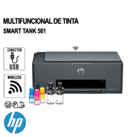 IMPRESORA DE TINTA HP SMART TANK 581 WIFI - USB