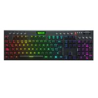 Redragon - Teclado Horus K618 RGB Wired Wireless Switch Red Black