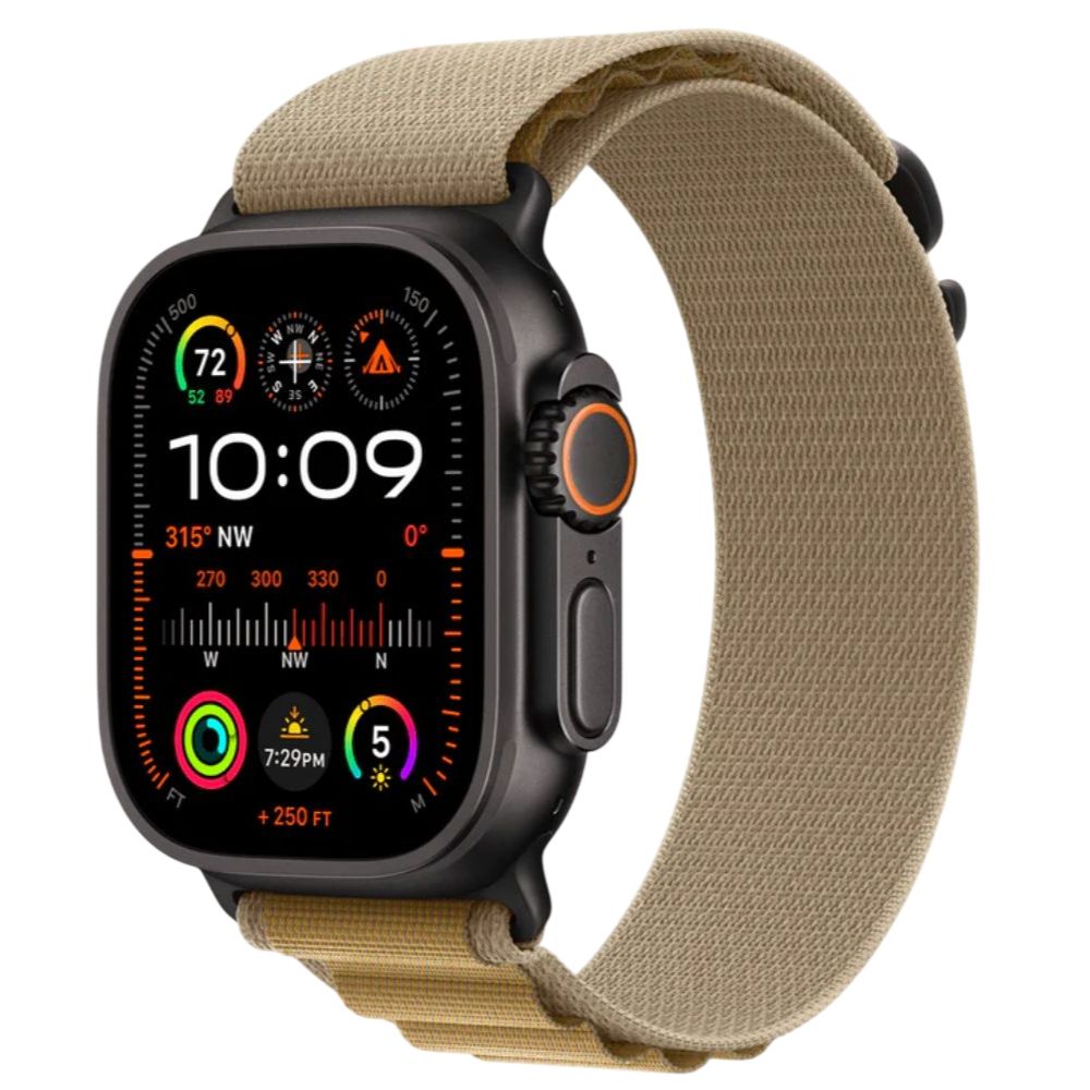Correa Alpine Loop para Apple Watch Color Canela Cierre G Negro