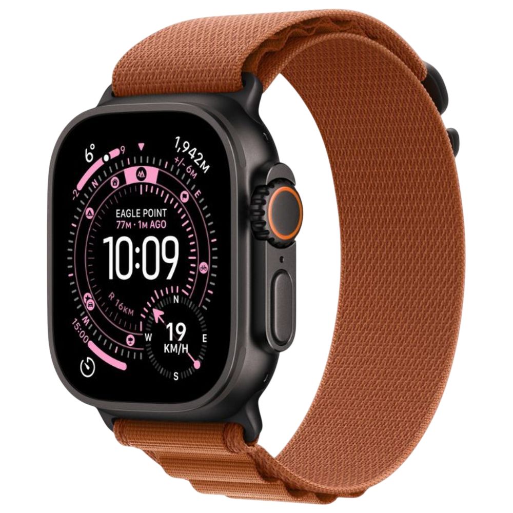 Correa Alpine Loop para Apple Watch Color Terracota Cierre G Negro