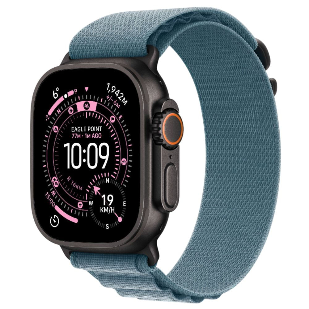 Correa Alpine Loop para Apple Watch Color Azul Claro Cierre G Negro