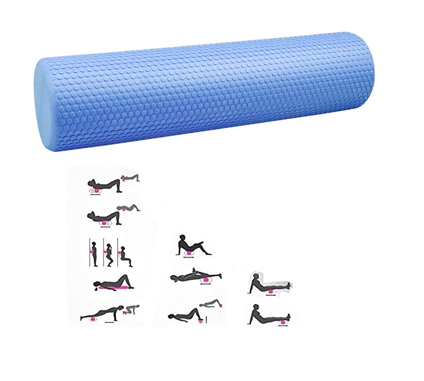 Rodillo Eva Foam Roller Masaje Estimulación 60 X 15 Cm
