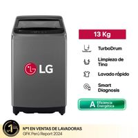 Lavadora LG 13 KG WT13BVTB Negro
