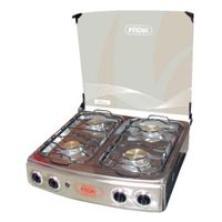 Cocina de mesa con tapa de vidrio Karen 22 4h
