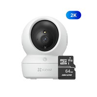 Cámara Inalámbrica Wifi 360º H6C 2K 3MP + Micro SD 128gb  - Ezviz