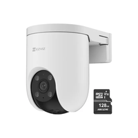 Cámara Ezviz para el hogar inteligente con wifi H8C 3K + SD 128GB para exteriores