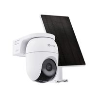 Cámara Seguridad Ezviz CB8 LITE 4MP Audio Doble vía Noche Color Batería Panel Solar