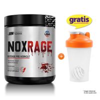 NOXRAGE 350 GR UN Pre entreno Óxido Nítrico Fruit Punch + Shaker