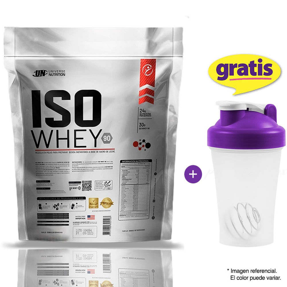 ISO WHEY 90 DE 5KG UNIVERSE NUTRITION COOKIES AND CREAM + SHAKER