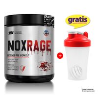 NOXRAGE 350 GR UN Pre entreno Óxido Nítrico Citrus Punch + Shaker