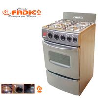 Cocina con respaldar y Horno 20 Sami 4H Gris