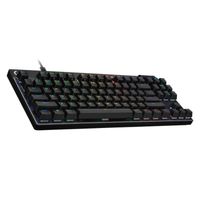 Teclado mecánico gamer Logitech G Pro X TKL Rapid, RGB, switch analógico magnético
