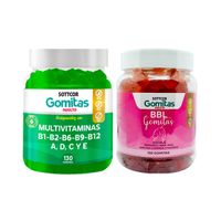 Gomitas Adulto Multivitaminas + Gomitas Aguaje BBL Adultos