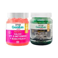 Gomitas Adulto Calcio + Gomitas Citrato de Magnesio Adulto