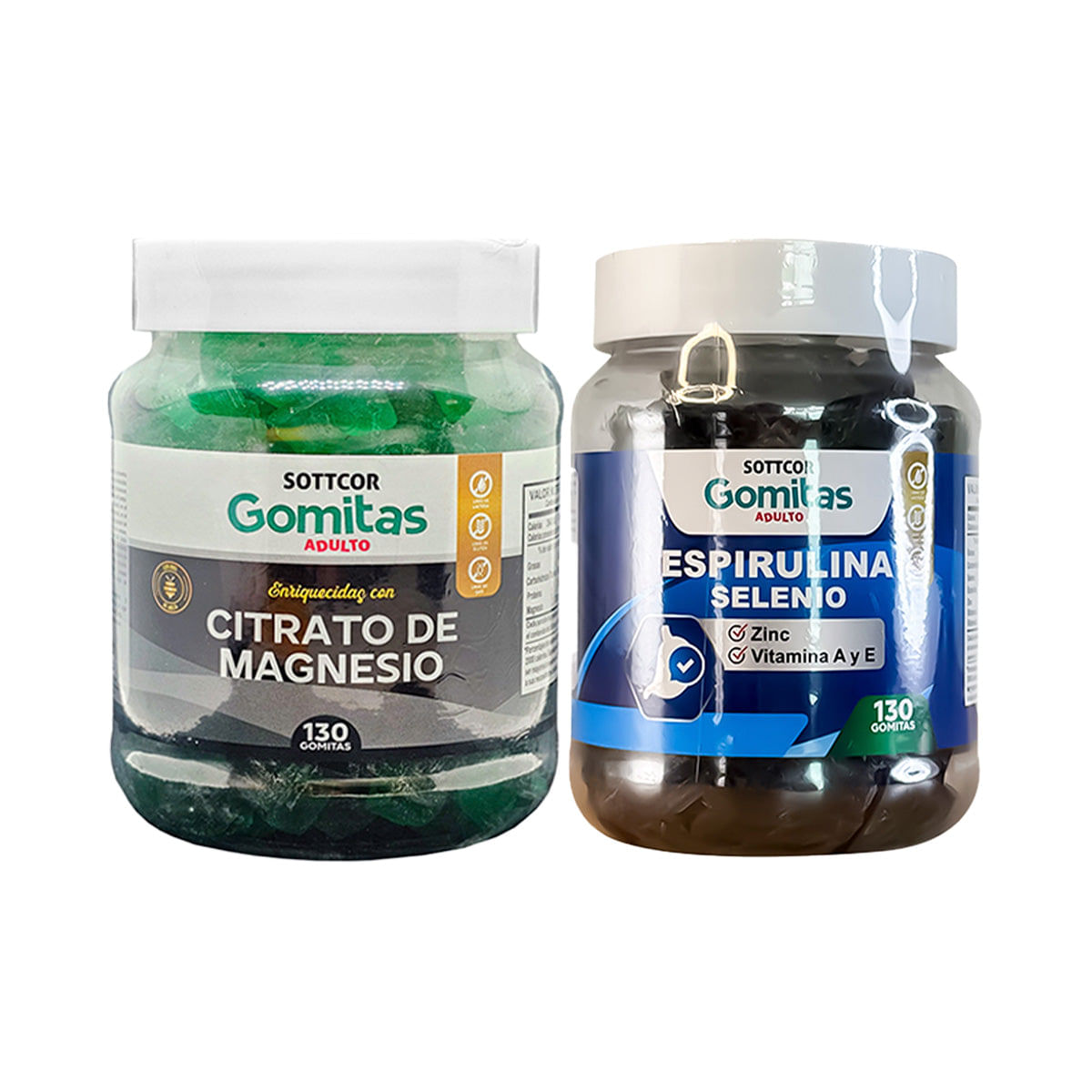 Gomitas Adulto Citrato de Magnesio + Espirulina Selenio