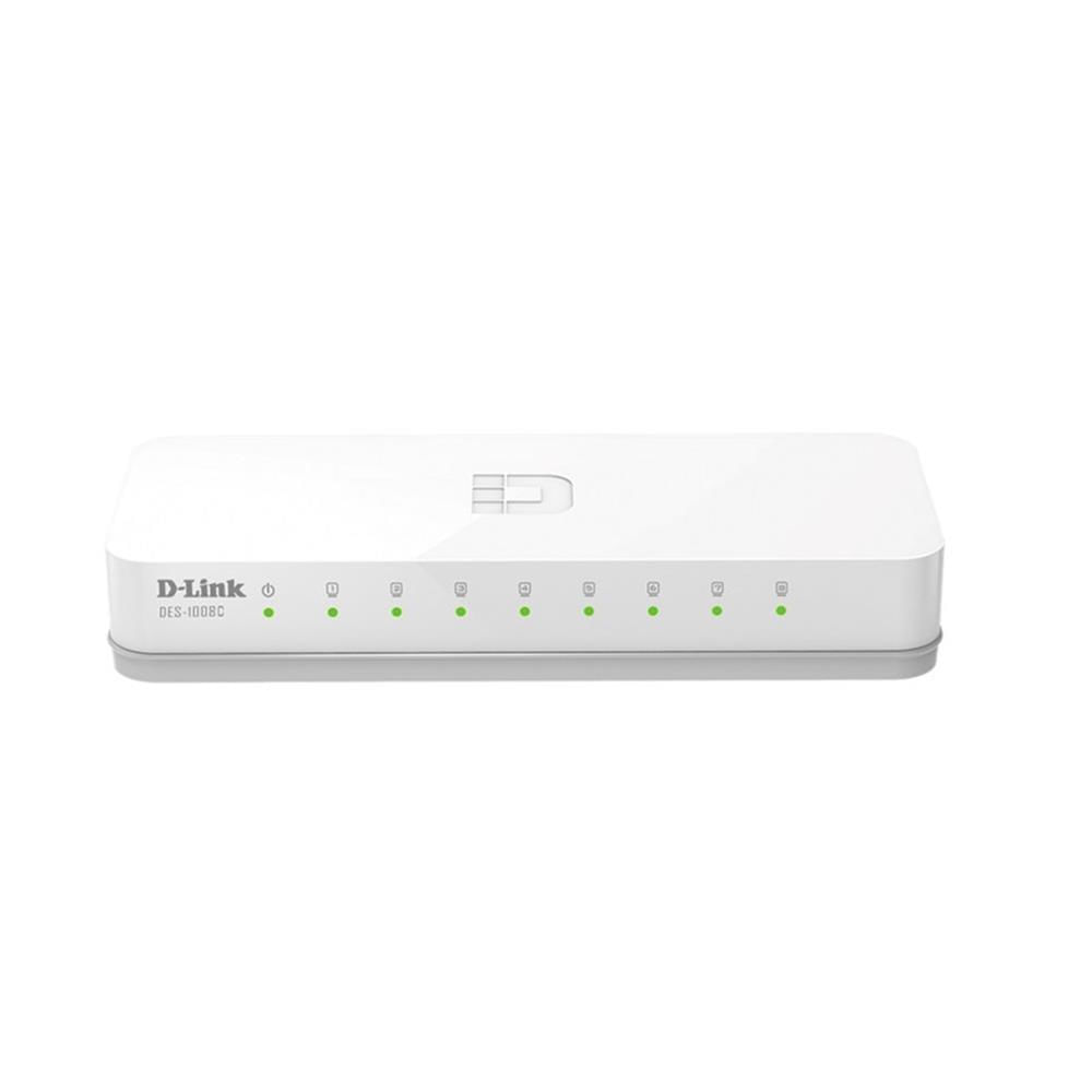 Switch D-Link DES-1008C 8 RJ-45 10 100 Mbps Auto MDI MDI-X