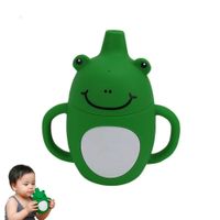 Vaso de Silicona Anti Derrame Rana Verde Para Bebe Baby Froggie