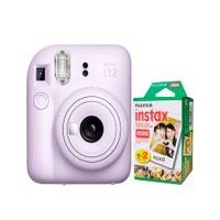 Camara  Fujifilm Instax Mini 12 Lila+Pack de Pelicula x20