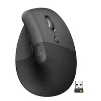 Mouse Logitech Lift Vertical Wireless/Bt Black
