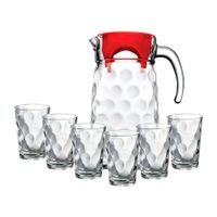 Set de Jarra con Vasos 7 Pzas Pasabahce Cristaleria Turca 98678