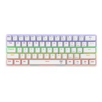 T-Dagger - Teclado Arena TGK321W RGB Switch Brown Español - White