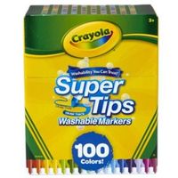 Plumones Lettering Crayola Super Tips x 100 unds