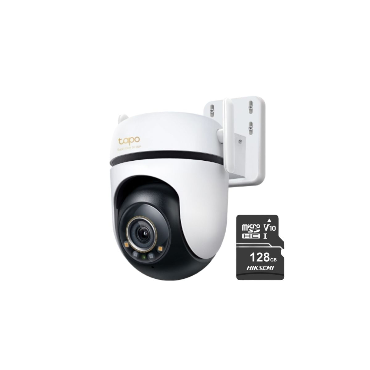 Cámara de seguridad Tapo C530WS resolución 3K 5MP + Micro SD 128GB para exteriores - Blanco