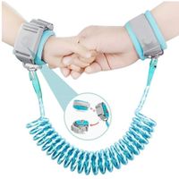 PULSERA DE SEGURIDAD ANTIPÉRDIDA PARA NIÑOS CON CORREA DE BLOQUEO CELESTE