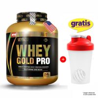 Proteína Level Pro Whey Gold Pro 3 kg Chocolate + Shaker
