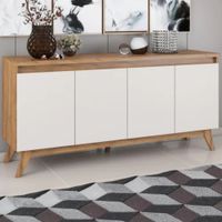 Aparador Vintage Moderno David 156cm 4 Puertas TU MESITA