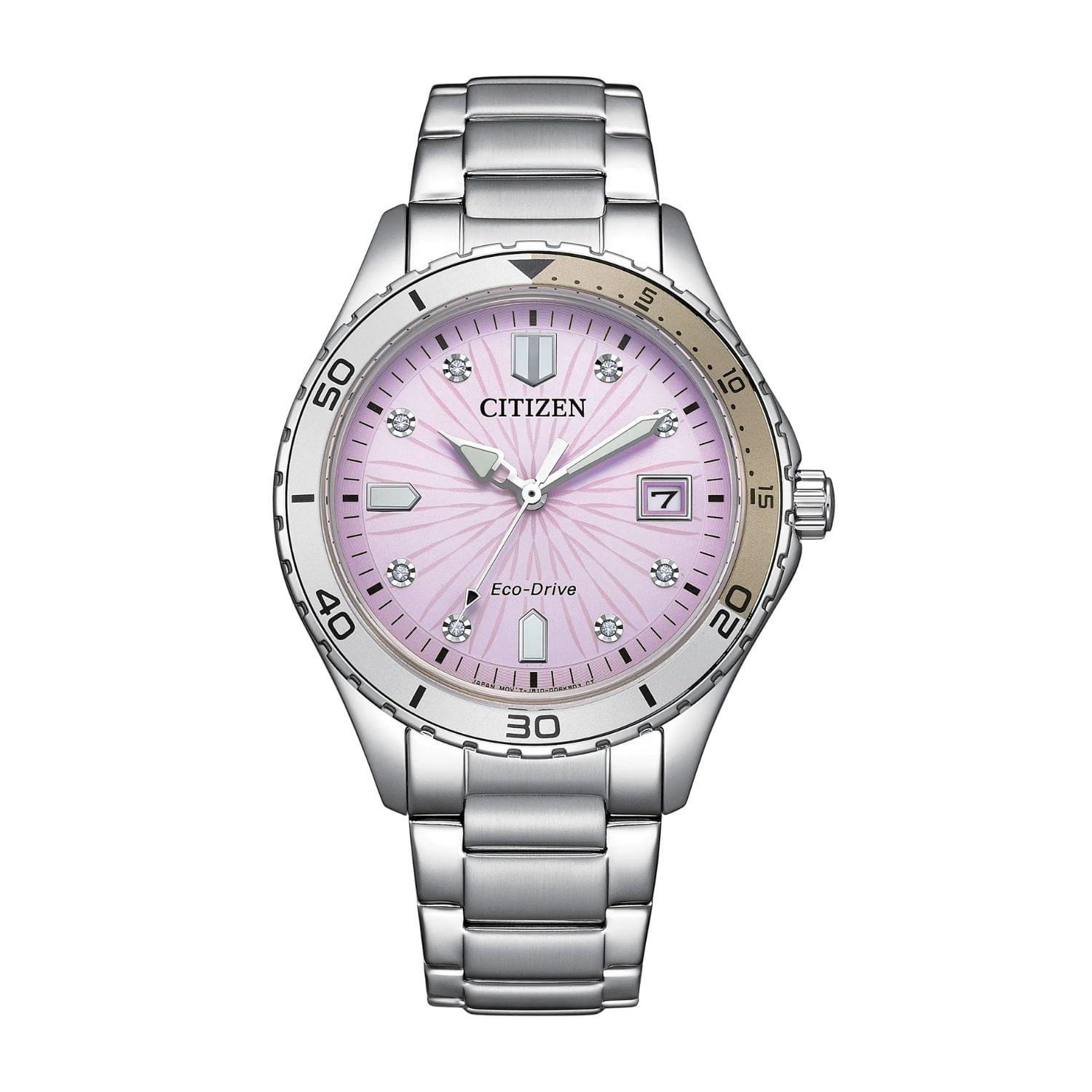 Reloj Citizen Marine Eco-Drive Morado para Dama 37mm