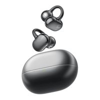 Audífono Soundpeats Pop Clip Negro 30h con Cancelacion de Ruido IPX4