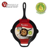 SARTEN HIERRO FUNDIDO 25 CM VICTORIA CURADO 2 L INDUCCION COLOMBIA