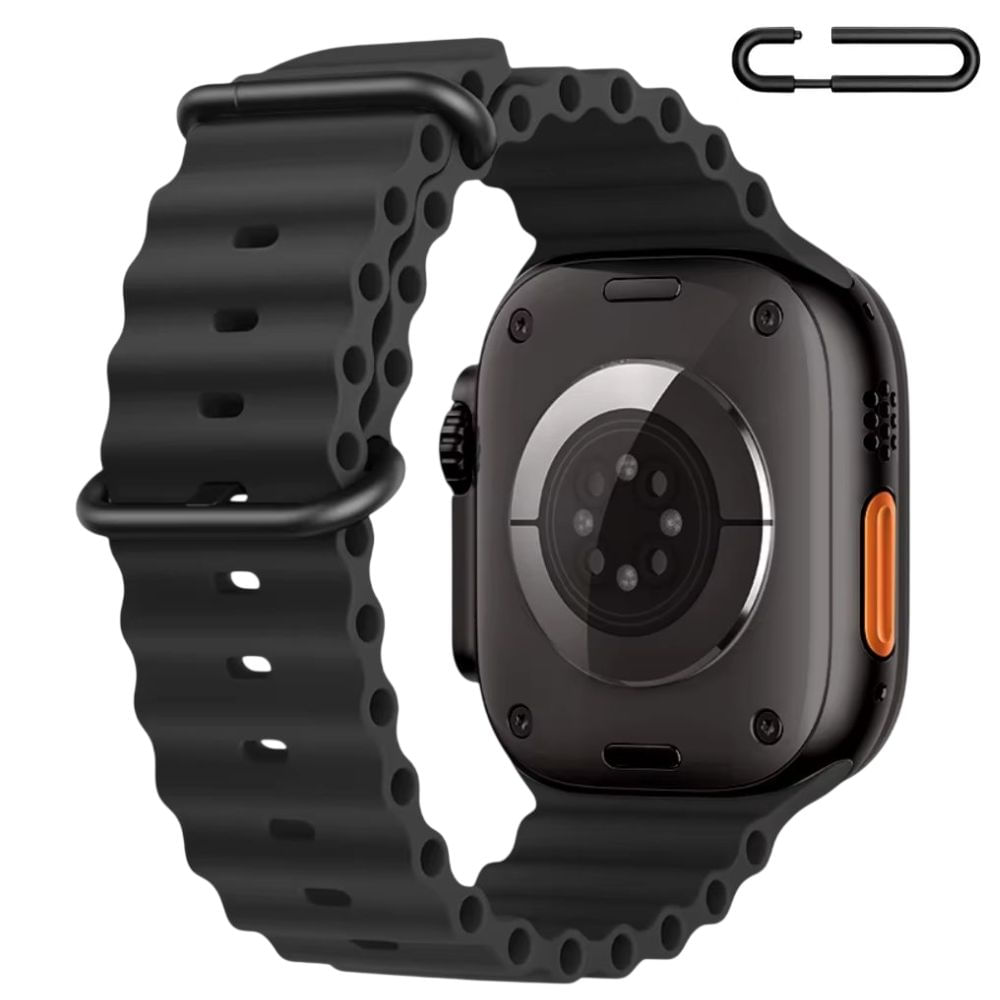 Correa Ocean Ultra para Apple Watch Color Negro Hebilla Ajustable Negro