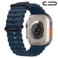 Correa Ocean Ultra para Apple Watch Color Azul Prusia Hebilla Ajustable Negro