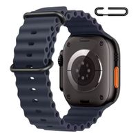 Correa Ocean Ultra para Apple Watch Color Gris Oscuro Hebilla Ajustable Negro