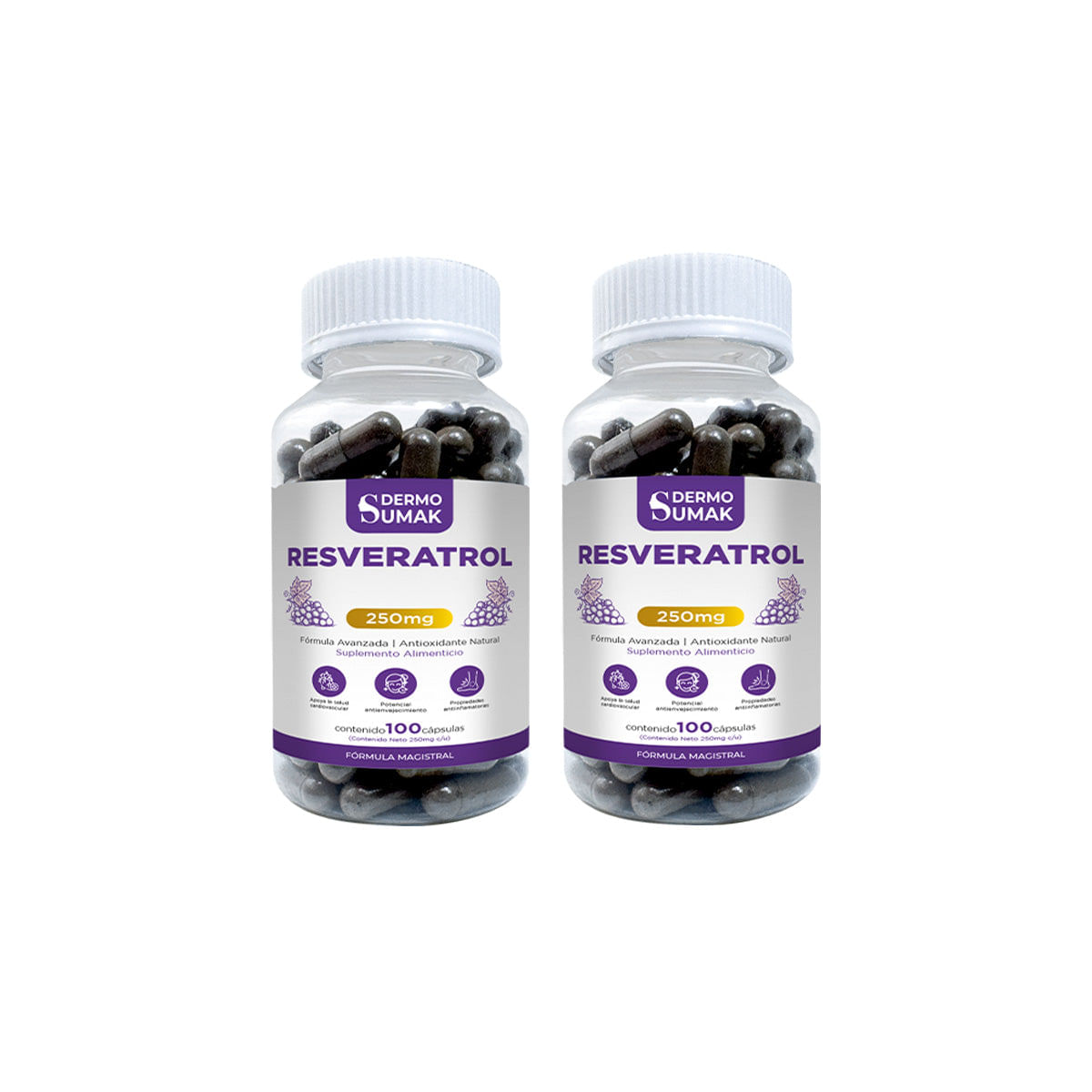 Resveratrol Plus+ 250mg Dermo Sumak 2 und