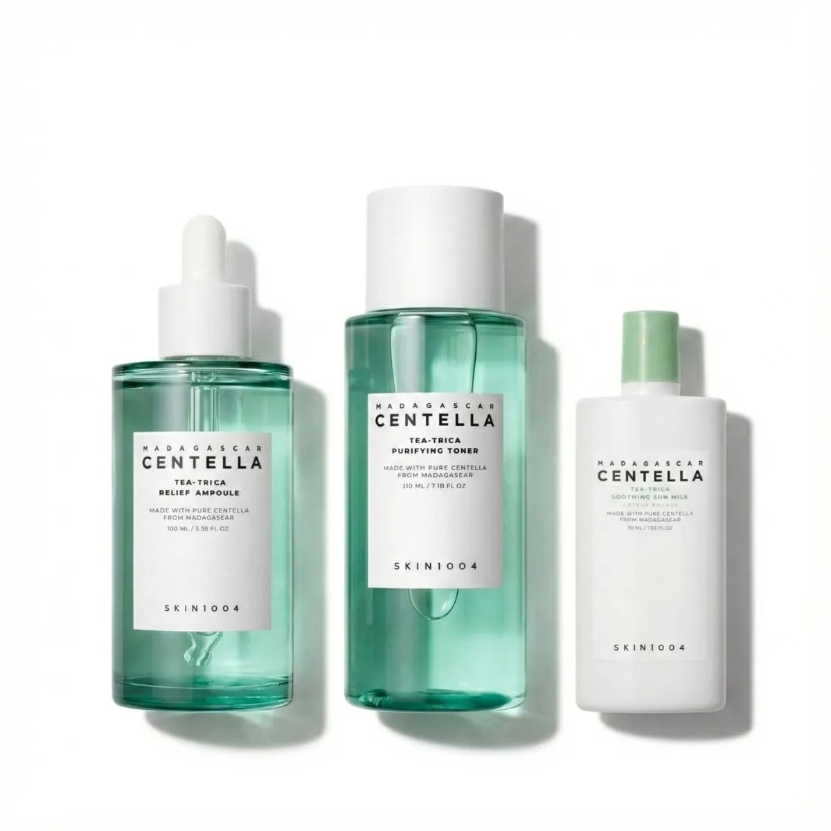 Madagascar Centella Tea-Trica Set Trio Antiacné 360 ml SKIN1004
