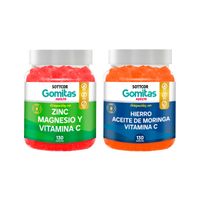 Gomitas De Zinc Adulto + Gomitas De Hierro Adulto