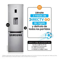 Refrigeradora Samsung All Around Cooling 321L Plata RB33J3830SA/PE