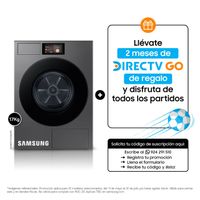Secadora Samsung 17Kg DV90F17CDSPE Acero Oscuro