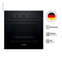 Horno Empotrable Bosch 66L HBF011BA2 Negro