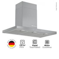 Campana Decorativa Bosch 90 cm DWB97CM50 Acero Inoxidable